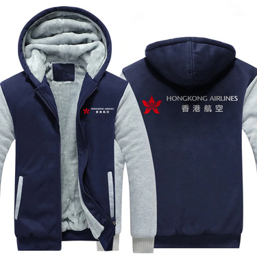 HONGKONG AIRLINES JACKETS FLEECE SWEATSHIRT